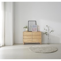 폭스우드 헤바2 와이드서랍장 D400or500