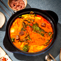 제주산 깊은맛 얼큰한 매콤 순대 돼지 곱창전골 밀키트 신림동 순대보감 3인분 스키야끼 술안주 찌개 캠핑 전국맛집 택배 남편 생일 밀키트 음식 집들이 추천, 6인분(1800g x 2개)