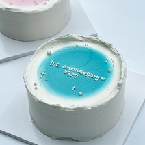 별빛케이크 택배로받는 레터링케이크 수제 맞춤 주문제작 케익 서울 부산 대구 생일선물 배송, 핑크, 크림치즈- 초코시트, 2호, 1개