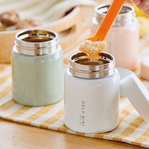 오슬로 미니 보온죽통 이유식 보온밥통 220ml 5색상, 그린