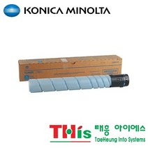 코니카미놀타 병행 수입정품토너 TN-321C 파랑 BIZHUB C022 25K Bizhub C224, 단일 수량