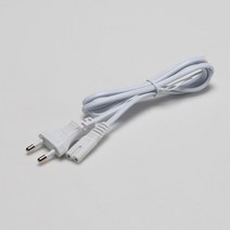 T5 LED 2핀 전원 연결잭 흰색 1.2M 10개 엘이디등수리 엘이디등교체 LED등부속 led등교체 led등수리, 상세페이지참조