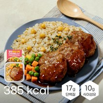 방탄푸드 도시락 다이어트 곤약 현미 병아리콩밥 함박스테이크 230g 10팩 / FMD 컵밥