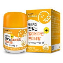 내츄럴플러스 - 굿앤 키즈 어린이 맛있는 멀티비타민 앤 미네랄 1 200mg x 60정, 1개, 기본