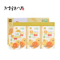 정원삼 유기농 어린이 홍삼 30포 3세이상 성장기 농축 미취학 아동 아이 학생 맛있는 환절기 선물 오가닉, 1개