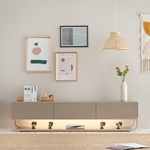 [마레앤코] 올레드 LED 1800 거실장 티비다이 2colors, 색상:화이트