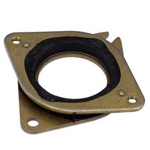 GHSHOP 스테퍼 댐퍼 와셔 스틸 고무 NEMA17 스테퍼 진동 댐퍼 스테핑 모터 Vibiration 댐퍼, 44mm Dia., 황동, 금속 및 고무