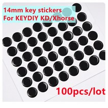 자동차 엠블럼 레터링 로고 마크 뱃지 호환 50 100 피스 14MM vvdi keydiy kydz 원격 키 크리스탈 로고 배, 01 50pcs_12 for infinite