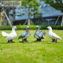[Kingfishe]야외 정원 화단 데코 장식 동물인형 모형 TuEfei916BJ7, 사진색d
