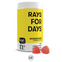 미국 암웨이 정품 n by Nutrilite Rays for Days Sunny Vitamin D Gummies 선샤인 비탄민D 구미 Amway 미국 암웨이, 1개
