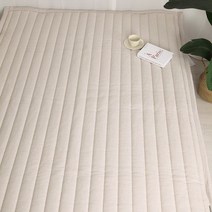 클라우드 삼베 자체 항균력 시원한 여름 침대패드 카페트 Q.더와이, 화이트