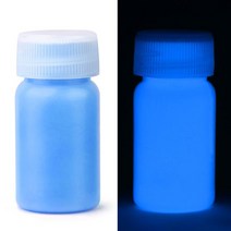 펄물감 아크릴물감대용량 15-60g/병 형광 안료 오래 지속되는 야광 페인트 아트 워크 파티 용품 용 어두운, 03 blue_02 20g