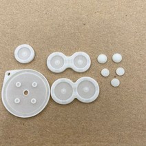 게임 보이 어드밴스 SP GBA 고무 버튼 접촉 패드 Silicon Hing & Screws Cover, 02 Luminious Kit, 한개옵션1