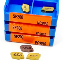 홈 가공 인서트 SP200 SP300 SP400 PC9030 NC3020 NC3030 카바이드 SP 200/300/400 CNC 절삭 선반 공구 금속, [05] SP300 NC3030, 05 SP300 NC3030
