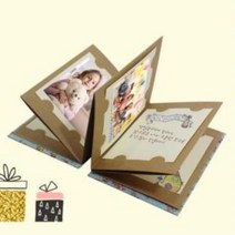 생일축하 앨범책 만들기 -5인용 교구 소품 패키지 세트 어린이집 유치원 미술 수업재료 용품, 단품