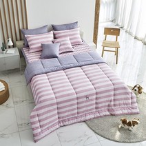 [헤지스홈]아사 스마일 핑크[9온스] 퀼트이불 싱글/퀸