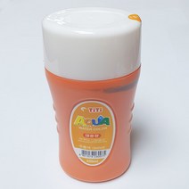 아쿠아물감 220ml 14색 낱색 14색세트 수채화물감 리필용물감 대용량물감 미술학원 화방용물감 교육용물감 보충용물감 티티경인 티티물감, 아쿠아물감220ml 주황