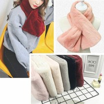 겨울코디 털목도리 소프트 퍼목도리 쁘띠머플러