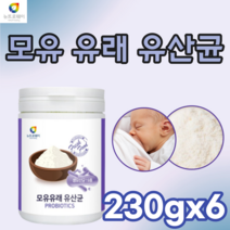 검사 통과한 안전한 모유 유래 유산균 19종 생 유신균 프락토 올리고당 함유 락토바실러스 플란타륨 파라 카제이 카재이 람노서스 아시도필루스 루데리 불가리구스 퍼멘툼 가세리, 230g, 6개