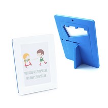 [4X6]블루 컬러풀 초경량 아크릴 커비 지진 안전액자 CUBBY 기업 단체 선물용 판촉용 홍보용 승진 표창 감사패 기념사진