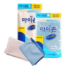 마미손 크린업 극세사 행주 타월 주방수세미, 마미손극세사 랜덤