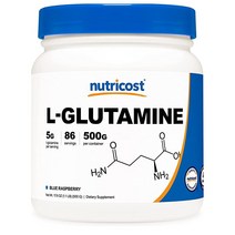 뉴트리코스트 엘 글루타민 파우더 500g 86서빙 Nutricost L Glutamine 사은품 증정