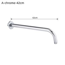 해바라기샤워기 욕실 벽걸이 샤워 암 연장 천장 스테인레스 스틸 크롬 헤드 암로드 하드웨어 액세서리욕실용 해바라기수전, 03 A-42cm, 1개