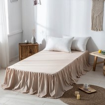 [러빙랩] 마론 스커트 침대커버 매트리스커버 SE 100x200cm, 색상:진그레이