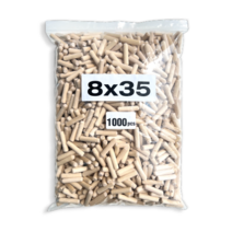 목다보 목심 나무못 8mm 8x35 1000개