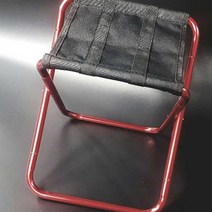 알루미늄 폴딩의자 이지체어 FOLD 낚시의자 캠핑의자, 레드