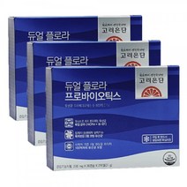 고려은단 듀얼플로라 프로바이오틱스 유산균 60캡슐 X 3개 (6개월분), 프로바이오틱스 60캡슐 X 3개