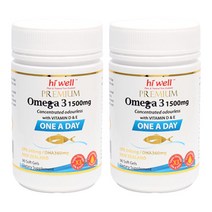 뉴질랜드 하이웰 오메가3 원어데이 1500mg 90캡슐 2팩