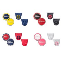 타이틀리스트 골프 볼 마커 마크 라운딩 필수 템 필드 선물 단체 AJBM91, AJBM91 핑크