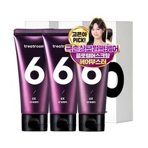 트리트룸 식스엑스크림 헤어 트리트먼트 100ml x 3, 상세페이지 참조