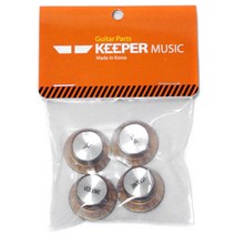 Keeper Tophat Insert 노브 (mm타입), Gold/Silver