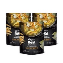 하림더리얼 퀴진 강아지 황태무국 3p, 생선, 100g, 3개