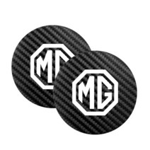 가죽 코스터 모리스 차고용 소음 방지 물컵 패드 쿠션 2 개 MG 6 3 5 7 TF ZR ZS HS GS GT Hector RX5 RX8 350 550, [01] 2pcs For MG