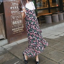 겟잇미 / (당일출고) 잔꽃 플라워 캉캉 프릴 뷔스티에 원피스