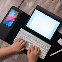 퍼퓨미아 퀵패드 무선 고속충전 마우스패드 장패드, 4개, 단일
