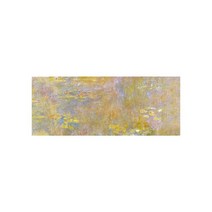 [모네]명화 파노라마 캔버스 액자_4:1_노란수련160x40cm