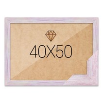 보석십자수액자 40x50 고급형 우드 핑크, 단품
