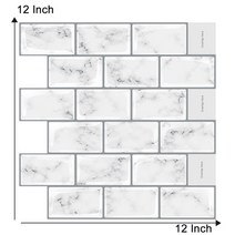 인조대리석타일 바닥셀프시공 바닥데코타일Vividtiles 큰 크기 12*12 인치 자기 접착 비닐 벽지 껍질과 스, 07 T80018