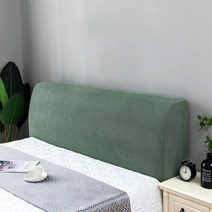 침대 헤드 쿠션 방지 가드 패브릭 커버 스트레치 방진 침구 커버 커버 32, Green, CHINA