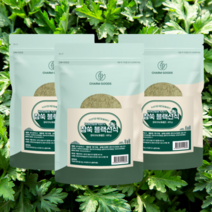 국내산 100% 무첨가 무색소 참쑥 블랙선식 분말 가루 400g, 400g 3개