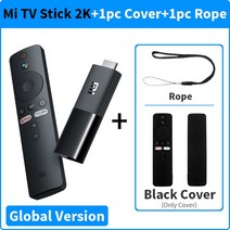 Xiaomi-Mi TV 글로벌 안드로이드 쿼드 코어 돌비 DTS HD 1GB RAM 8GB 구글 어시스턴트 넷플릭스, 2.EU Plug - 2K Add Black Cover, 없음