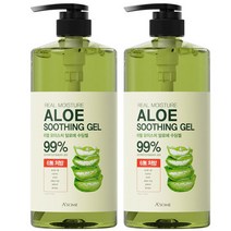 에이썸 모이스처 알로에 99% 초대용량 수딩젤 1000ml 2개 /쿨링, 단품