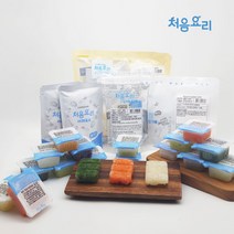 처음요리 초기 중기 후기 완료기 이유식밀키트 1팩 3인분용 9~14팩세트(야채큐브 이유식육수 쌀가루 다짐육포함), 02.초기2(쌀X)_추천식단A-1 미음2 12팩(5M)