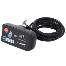 리튬 접이식 펫바이크 전동 출퇴근용 전기 자전거 디스플레이 SM/방수 커넥터 KT-LED880 36V 48V LED 화면, 02 SM Connector, 한개옵션1