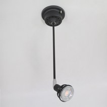 타로시 닥스 전구 포함 30cm 미니 스탠드 인테리어 피규어 건담 포인트 전시 조명, 직부소켓(흑색)전구색