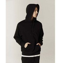 [지오다노] 남성 릴랙스핏 무지 후드 티셔츠/01-02-3512-01